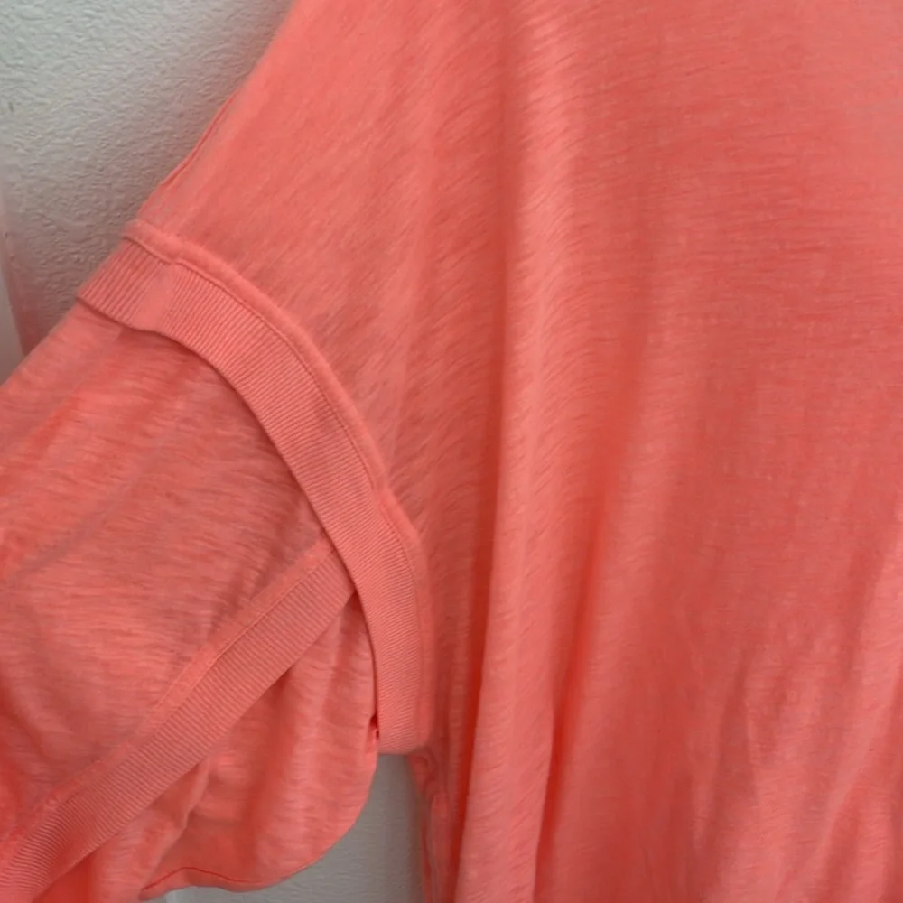 FP Movement by Free People Coral Pink Lightweight Pullover Top - Picture 4 of 6